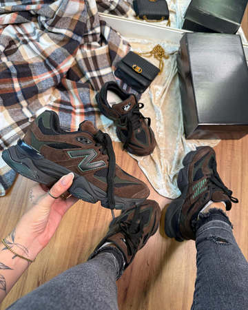 New 9060 Unisex - Marrón/Verde (Lanzamiento)