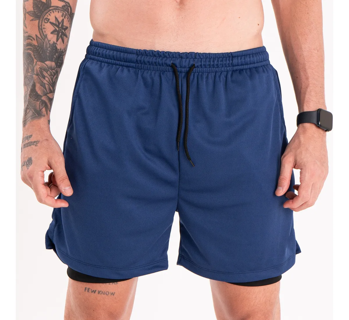 Pack 4 Shorts Deportivos Térmicos Hombre 2 en 1 con Compresión (Paga 2 y Llévate 3)