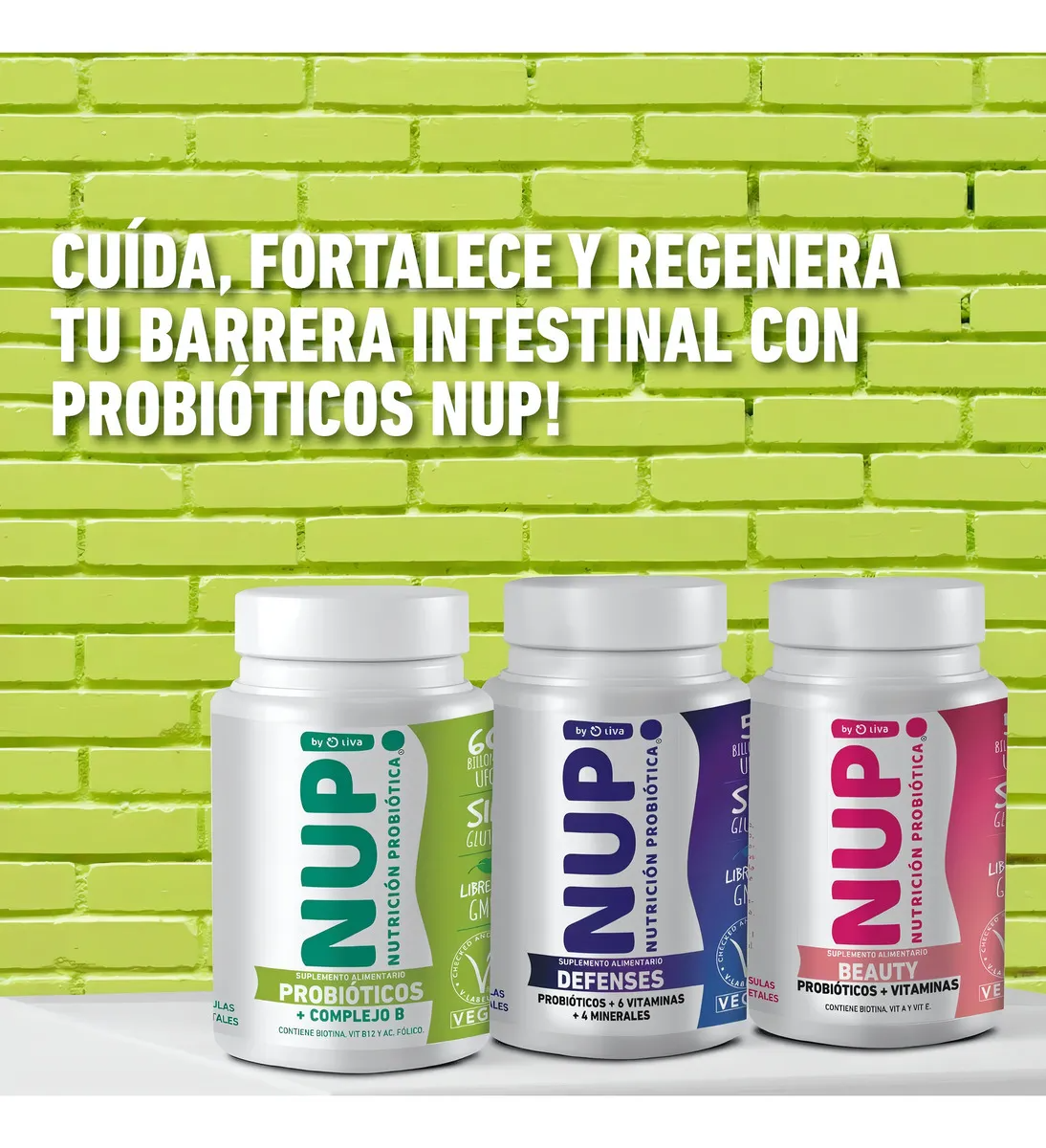 Nup Probiotico Pylori Off 30 cap Sin Sabor