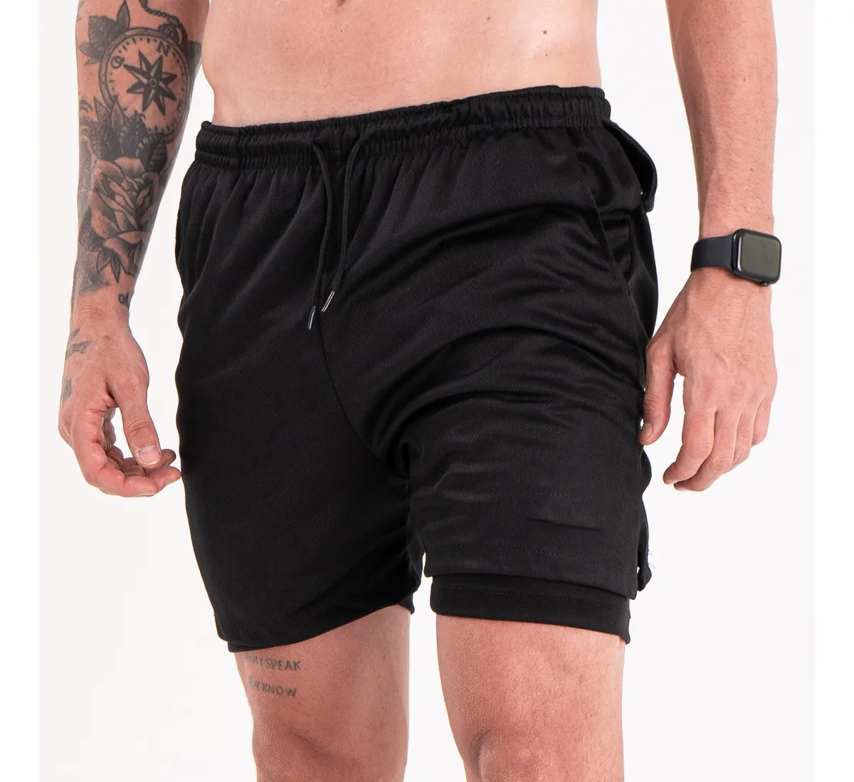 Pack 4 Shorts Deportivos Térmicos Hombre 2 en 1 con Compresión (Paga 2 y Llévate 3)
