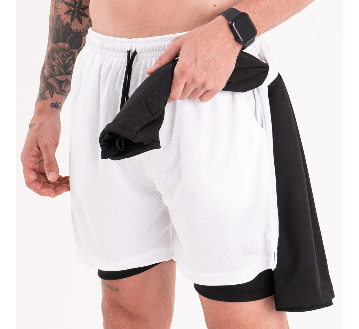 Pack 4 Shorts Deportivos Térmicos Hombre 2 en 1 con Compresión (Paga 2 y Llévate 3)