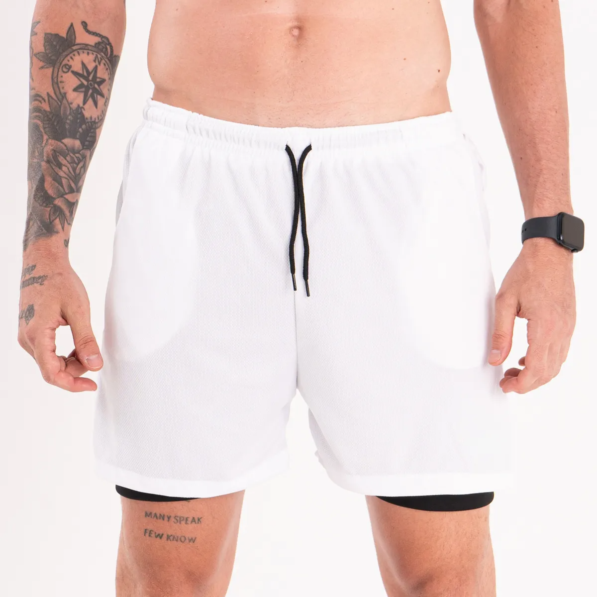 Pack 4 Shorts Deportivos Térmicos Hombre 2 en 1 con Compresión (Paga 2 y Llévate 3)