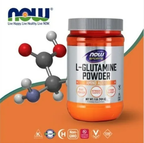 Now L-glutamina 1000 Mg X 120 Capsulas Veg Sabor Sin Sabor