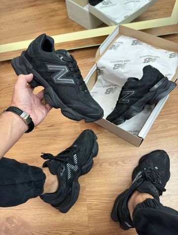 New 9060 Unisex - Negro/Gris (Lanzamiento)